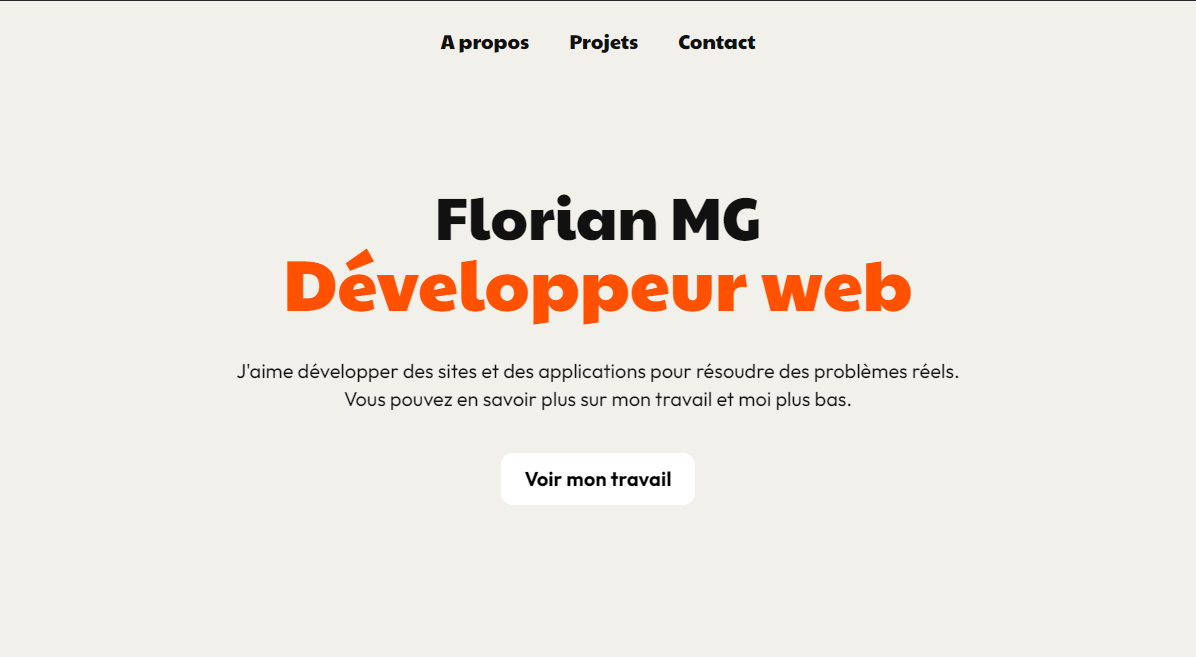 Florian | Développeur React